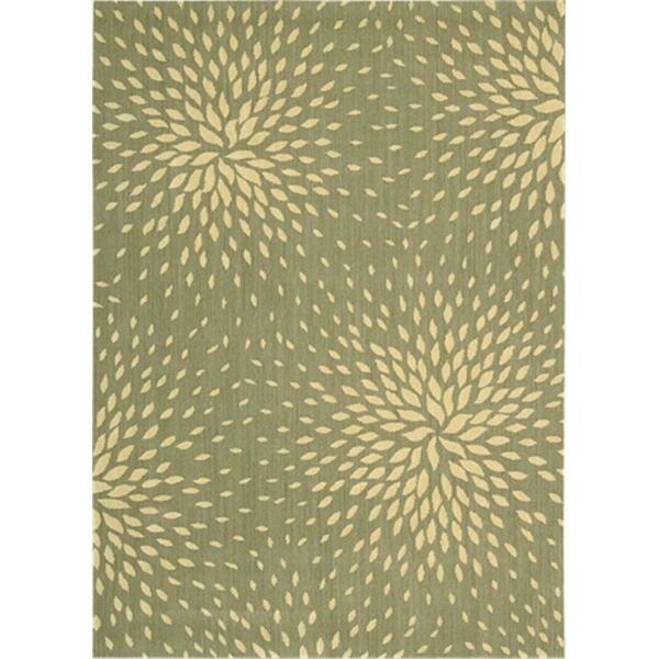 Nourison Capri Area Rug Collection Light Green 3 Ft 6 In. X 5 Ft 6 In. Rectangle 99446020444